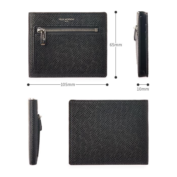 【美品】PELLE MORBIDA BA329ブラック ミニウォレット BA329-コンパクトウォレットの受注販売を開催2