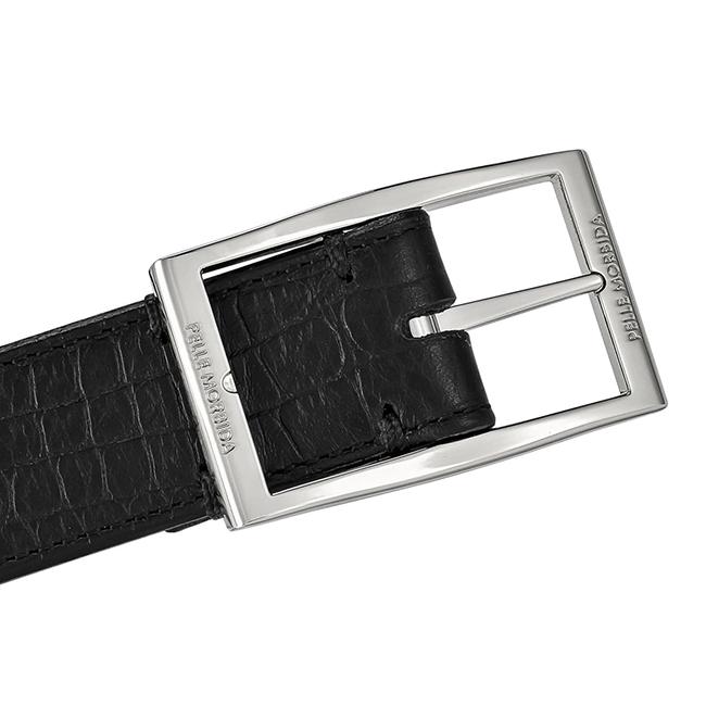 最大42% 2/17まで ペッレモルビダ バルカ リバーシブル ベルト メンズ 30mm 本革 日本製 型押しレザー クロコ ビジネス ブランド PELLE MORBIDA PMO-BAB002 | PELLE MORBIDA | 10