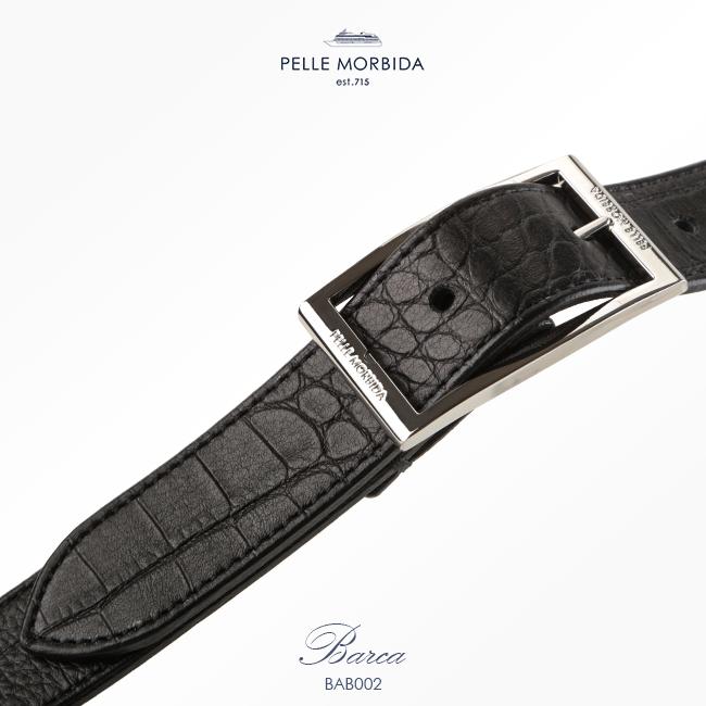最大42% 2/17まで ペッレモルビダ バルカ リバーシブル ベルト メンズ 30mm 本革 日本製 型押しレザー クロコ ビジネス ブランド PELLE MORBIDA PMO-BAB002 | PELLE MORBIDA | 12