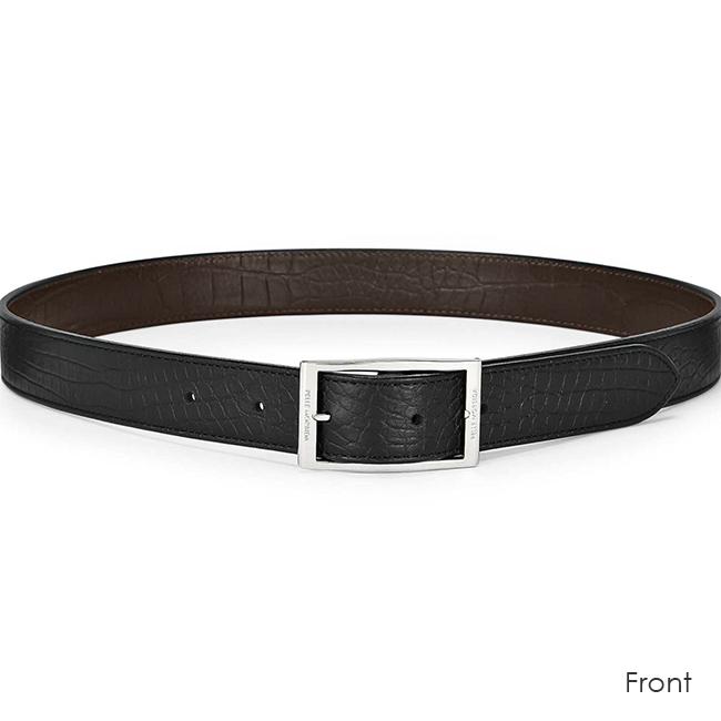 最大42% 1/27限定 ペッレモルビダ バルカ リバーシブル ベルト メンズ 30mm 本革 日本製 型押しレザー クロコ ビジネス ブランド PELLE MORBIDA PMO-BAB002 | PELLE MORBIDA | 01