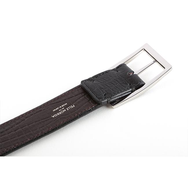 最大42% 1/27限定 ペッレモルビダ バルカ リバーシブル ベルト メンズ 30mm 本革 日本製 型押しレザー クロコ ビジネス ブランド PELLE MORBIDA PMO-BAB002 | PELLE MORBIDA | 07