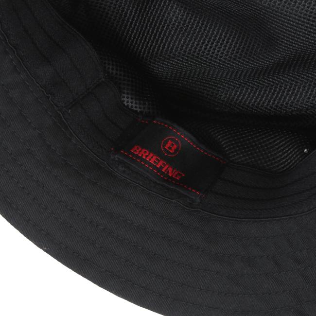 ブリーフィング ゴルフ バケットハット バケット バケハ メンズ ブランド ロゴ ブラック 黒 刺繍 帽子 BRIEFING GOLF  BRG231M69 BRG241M92