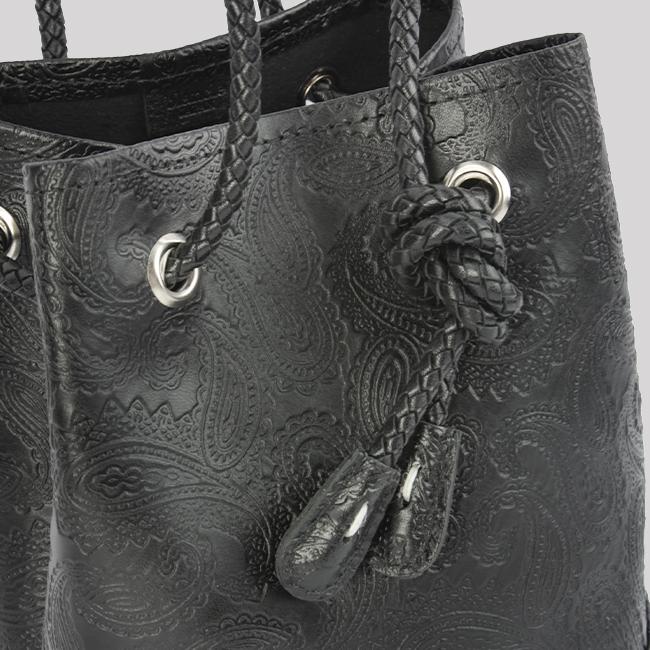 最大51% 4/12限定 ブランクレ トートバッグ レディース 小さめ 軽量 日本製 本革 レザー ブランド 巾着バッグ ペイズリー柄 blancle bc1007 在庫限り | blancle | 12