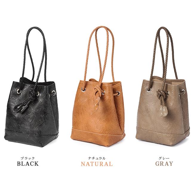 最大50% 12/25限定 ブランクレ トートバッグ レディース 小さめ 軽量 日本製 本革 レザー ブランド 巾着バッグ ペイズリー柄 blancle bc1007 在庫限り | blancle | 05