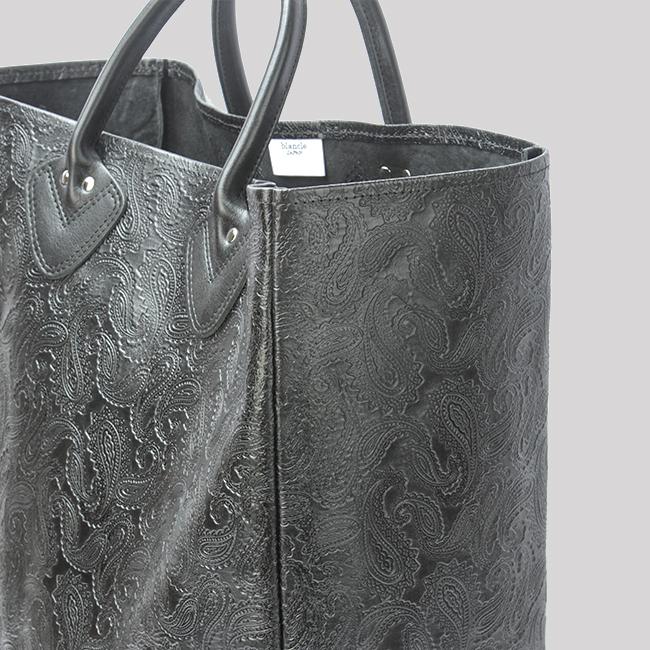 最大50% 12/25限定 ブランクレ トートバッグ レディース 軽い 大きめ 大容量 軽量 日本製 本革 レザー ブランド ペイズリー柄 A4 B4 A3 blancle bc1053 在庫限り | blancle | 15