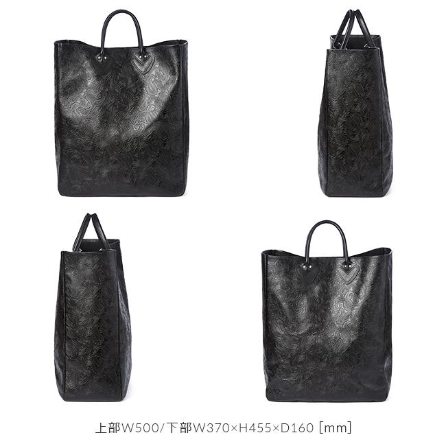 最大53% 3/22まで ブランクレ トートバッグ レディース 軽い 大きめ 大容量 軽量 日本製 本革 レザー ブランド ペイズリー柄 A4 B4 A3 blancle bc1053 在庫限り | blancle | 06