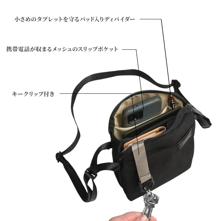 Bellroy City Pouch ベルロイ ショルダーバッグ ショルダーポーチ メンズ レディース ブランド ミニ 小さめ 縦型 斜めがけ A6 BCIA 6年保証 | Bellroy | 09