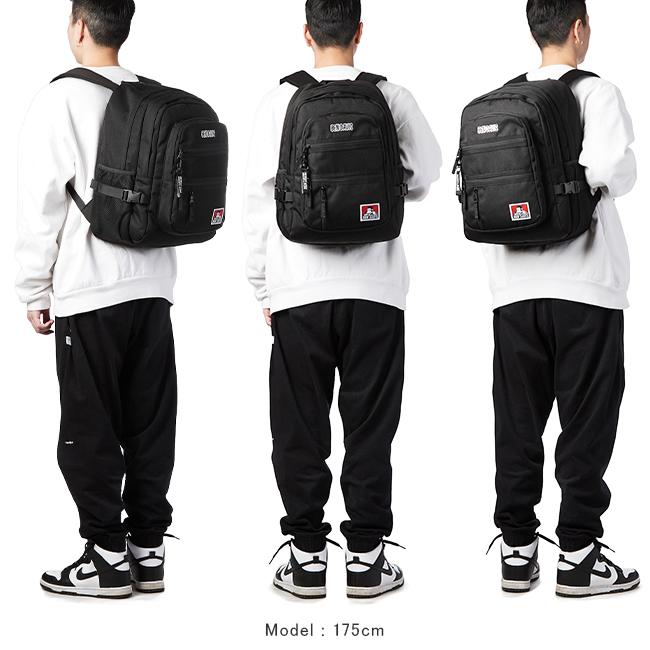 最大44% 3/22まで ベンデイビス リュック 32L レディース 大容量 軽量 撥水 通学 黒 女子 中学 高校 シンプル スクールバッグ BEN DAVIS BDW-8301 | BEN DAVIS | 06