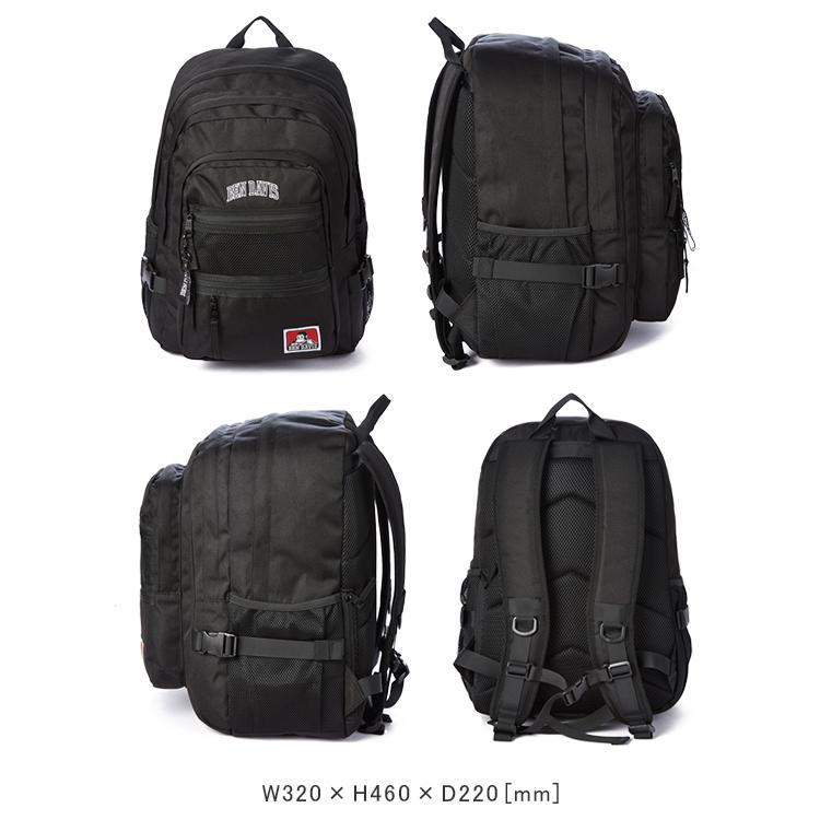 新品　 ベンデイビス　リュック　 32L BDW-8301　ブラック☓ホワイト BEN DAVIS ベンデイビス リュック 32L レディース 大容量 軽量