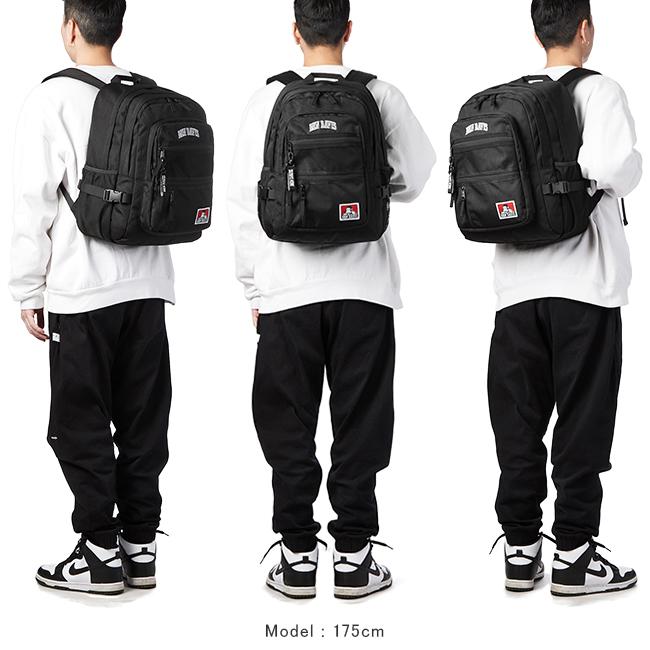 新品　 ベンデイビス　リュック　 32L BDW-8301　ブラック☓ホワイト BEN DAVIS ベンデイビス リュック 32L レディース 大容量 軽量