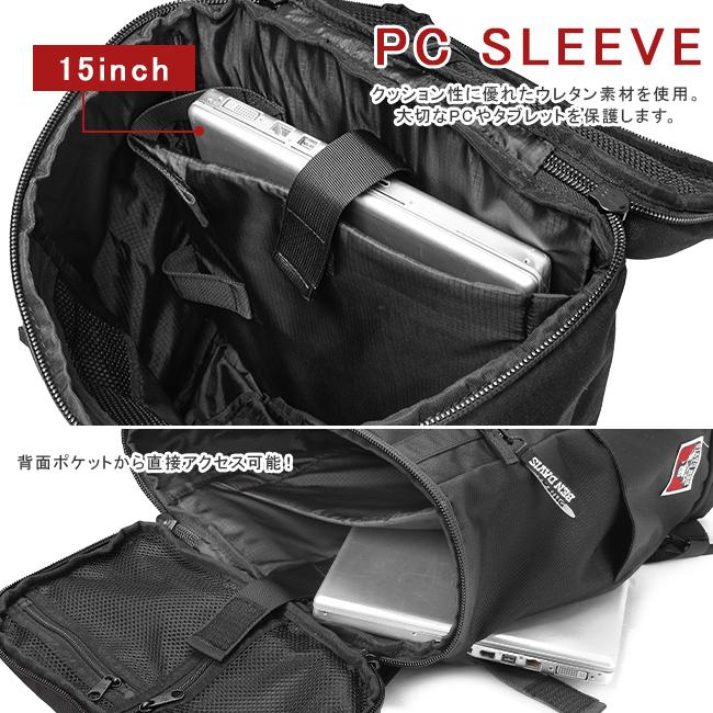 BEN DAVIS（ベンデイビス） リュック 30L レディース 大容量 通学 黒