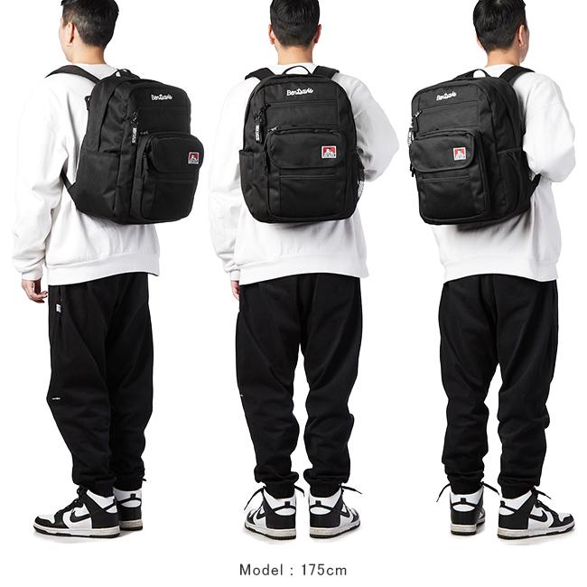最大51% 12/28限定 ベンデイビス リュック 30L レディース 大容量 軽量 撥水 通学 黒 女子 中学 高校 シンプル スクールバッグ BEN DAVIS BDW-8303 | BEN DAVIS | 06