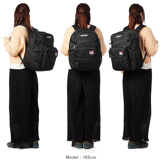 最大51% 12/28限定 ベンデイビス リュック 30L レディース 大容量 軽量 撥水 通学 黒 女子 中学 高校 シンプル スクールバッグ BEN DAVIS BDW-8303 | BEN DAVIS | 07