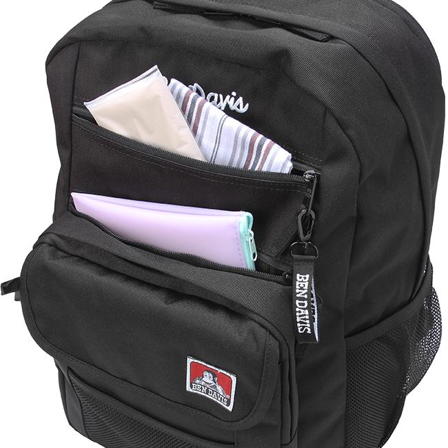 最大51% 12/28限定 ベンデイビス リュック 30L レディース 大容量 軽量 撥水 通学 黒 女子 中学 高校 シンプル スクールバッグ BEN DAVIS BDW-8303 | BEN DAVIS | 09