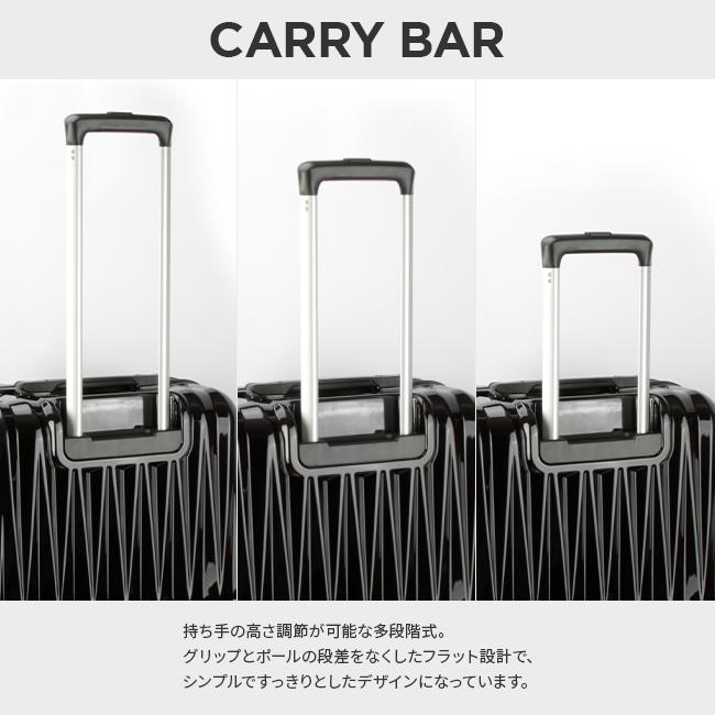 最大51% 2/8限定 スーツケース 60L Mサイズ 中型 軽量 DBCラゲージ