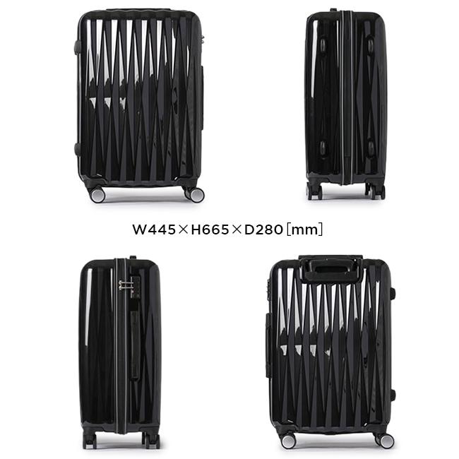 最大50% 1/25限定 スーツケース 60L Mサイズ 中型 軽量 DBCラゲージ