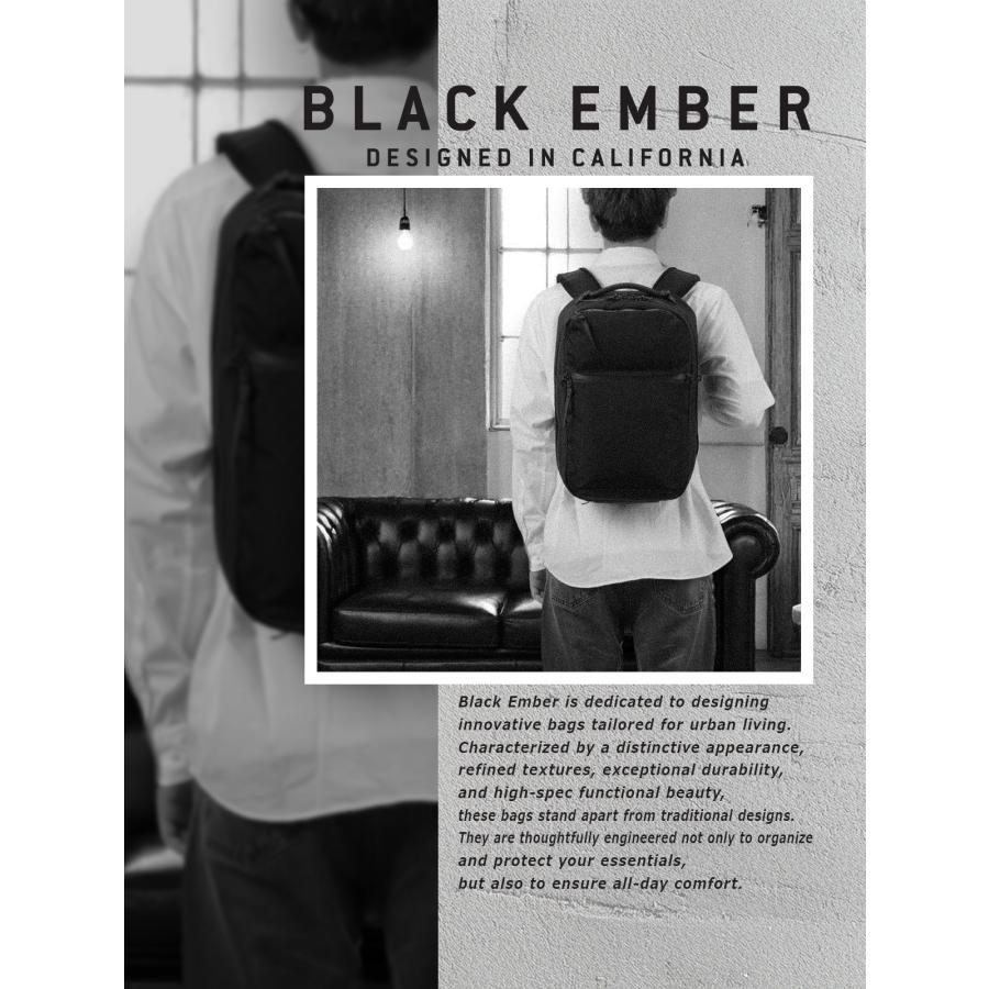最大55% 1/30から ブラックエンバー リュック ビジネスリュック バックパック メンズ ブランド 撥水 防水 A4 B4 20L PC収納 13インチ BLACK EMBER 7225001 | BLACK EMBER | 02