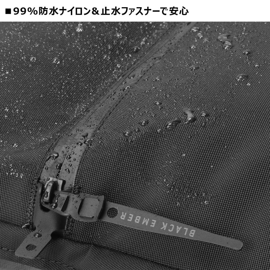 ブラックエンバー リュック ビジネスリュック バックパック メンズ ブランド 撥水 防水 A4 B4 25L PC収納 16インチ BLACK EMBER 7225002 | BLACK EMBER | 15