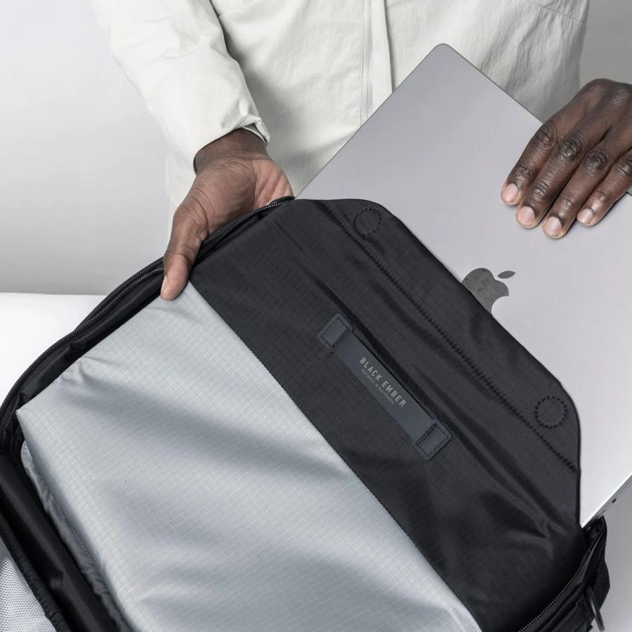 最大53% 3/1まで ブラックエンバー ビジネスバッグ ボディバッグ メンズ ブランド 斜めがけ 撥水 防水 A4 20L PC 16インチ BLACK EMBER 7225004 | BLACK EMBER | 10