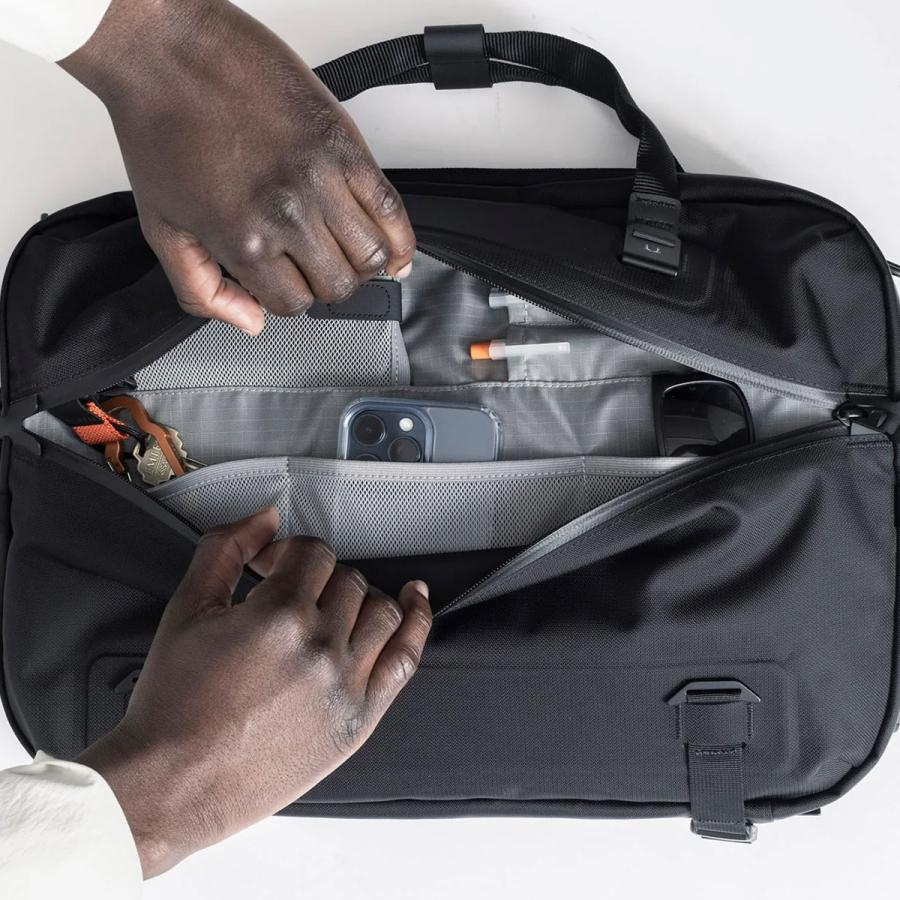 最大53% 3/1まで ブラックエンバー ビジネスバッグ ボディバッグ メンズ ブランド 斜めがけ 撥水 防水 A4 20L PC 16インチ BLACK EMBER 7225004 | BLACK EMBER | 08