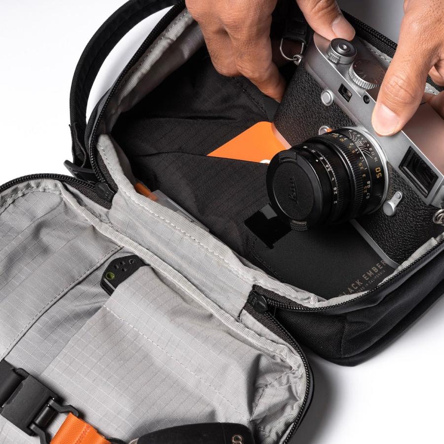 ブラックエンバー ショルダーバッグ ショルダーポーチ メンズ ブランド 軽量 防水 縦型 斜めがけ 小さめ B6 5L BLACK EMBER 7225008 | BLACK EMBER | 11