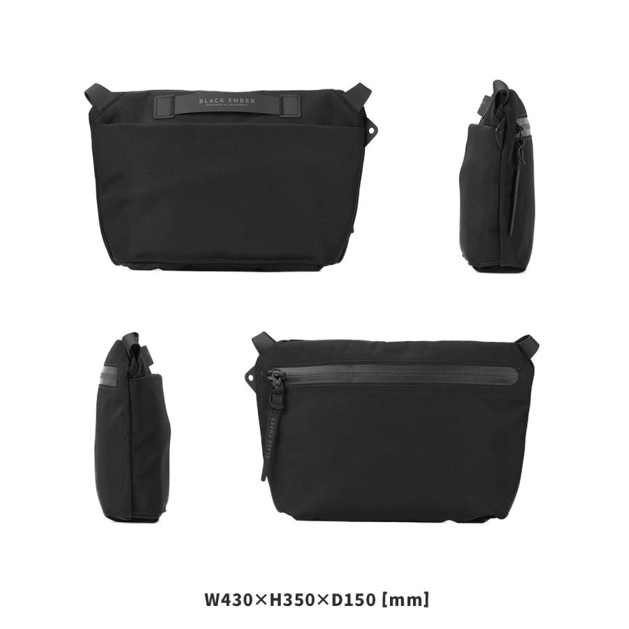 ブラックエンバー ショルダーバッグ サコッシュ メンズ ブランド 軽量 防水 小さめ 斜めがけ B6 BLACK EMBER SACOCHE 01 EmberTex 7225009 | BLACK EMBER | 04