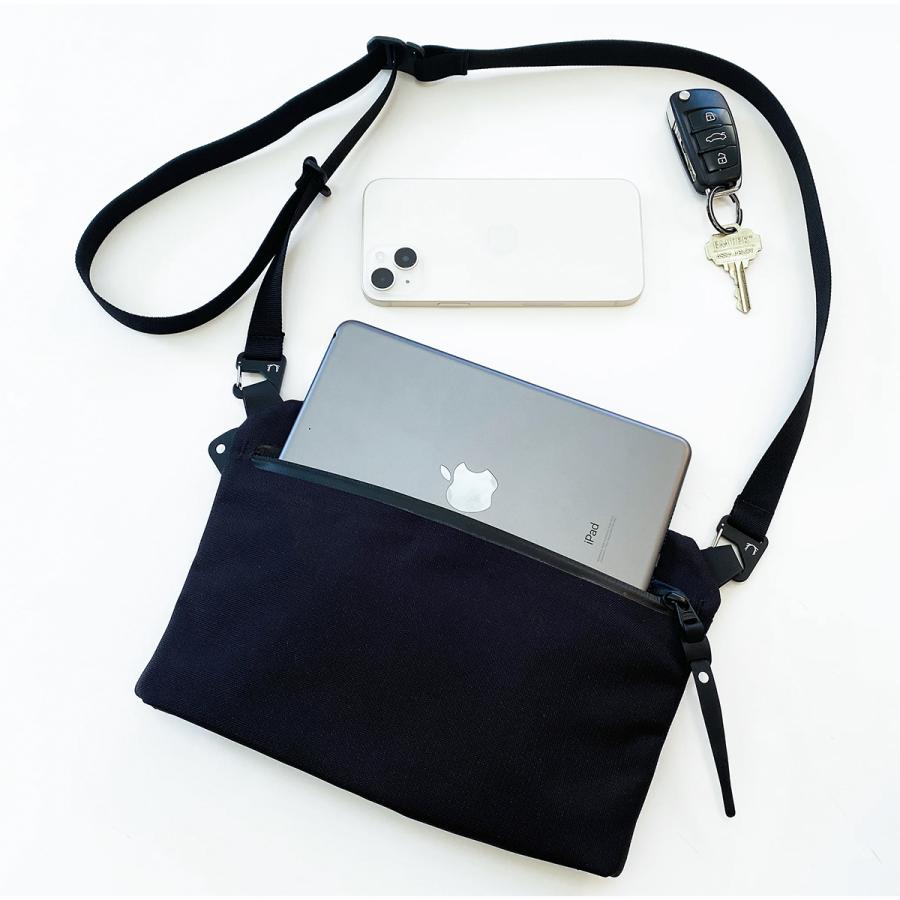 ブラックエンバー ショルダーバッグ サコッシュ メンズ ブランド 軽量 防水 小さめ 斜めがけ B6 BLACK EMBER SACOCHE 01 EmberTex 7225009 | BLACK EMBER | 08