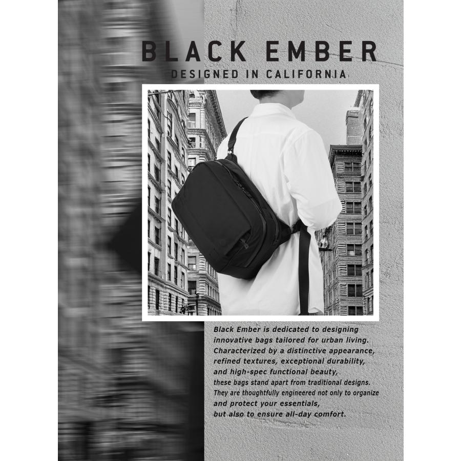 最大53% 3/1まで ブラックエンバー ショルダーバッグ メンズ ブランド 軽量 大容量 防水 斜めがけ 大きめ A4 12L カメラバッグ BLACK EMBER 7225011 | BLACK EMBER | 02