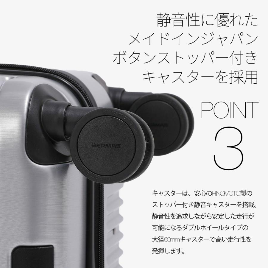 最大41% 9/17限定 バーマス スーツケース Mサイズ 56L フロントオープン ストッパー付き USBポート 静音 Bermas 60562 キャリーケース キャリーバッグ bmpr | BERMAS | 11