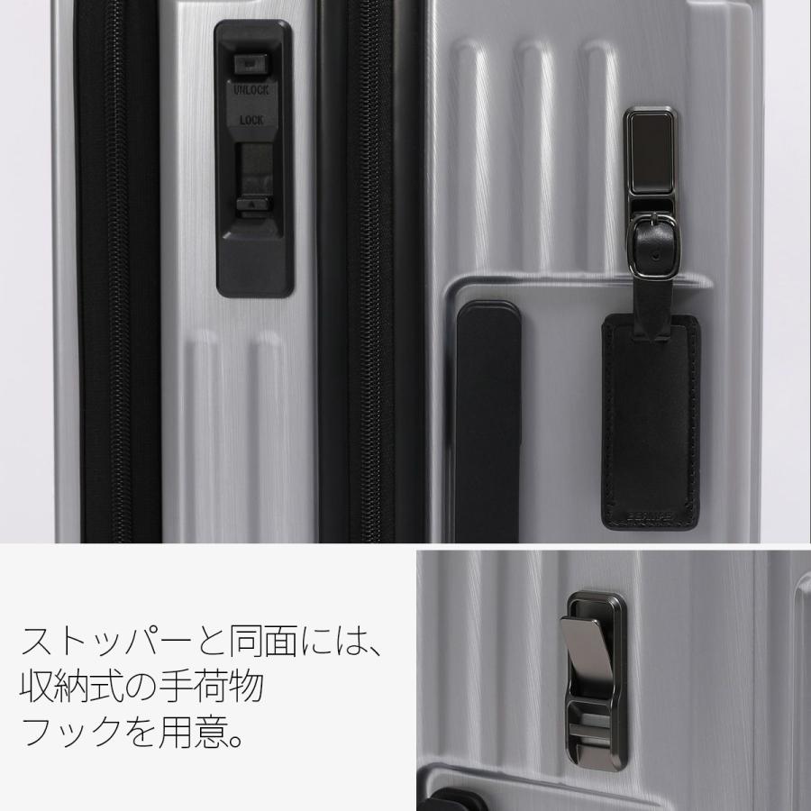 最大41% 9/17限定 バーマス スーツケース Mサイズ 56L フロントオープン ストッパー付き USBポート 静音 Bermas 60562 キャリーケース キャリーバッグ bmpr | BERMAS | 12