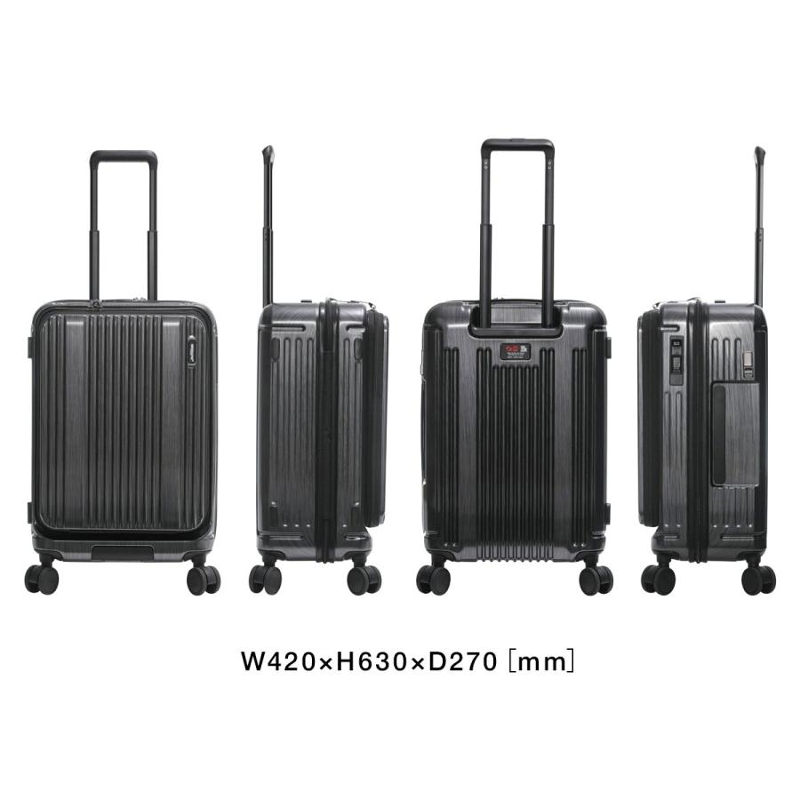 BERMAS（バーマス） スーツケース Mサイズ 56L フロントオープン