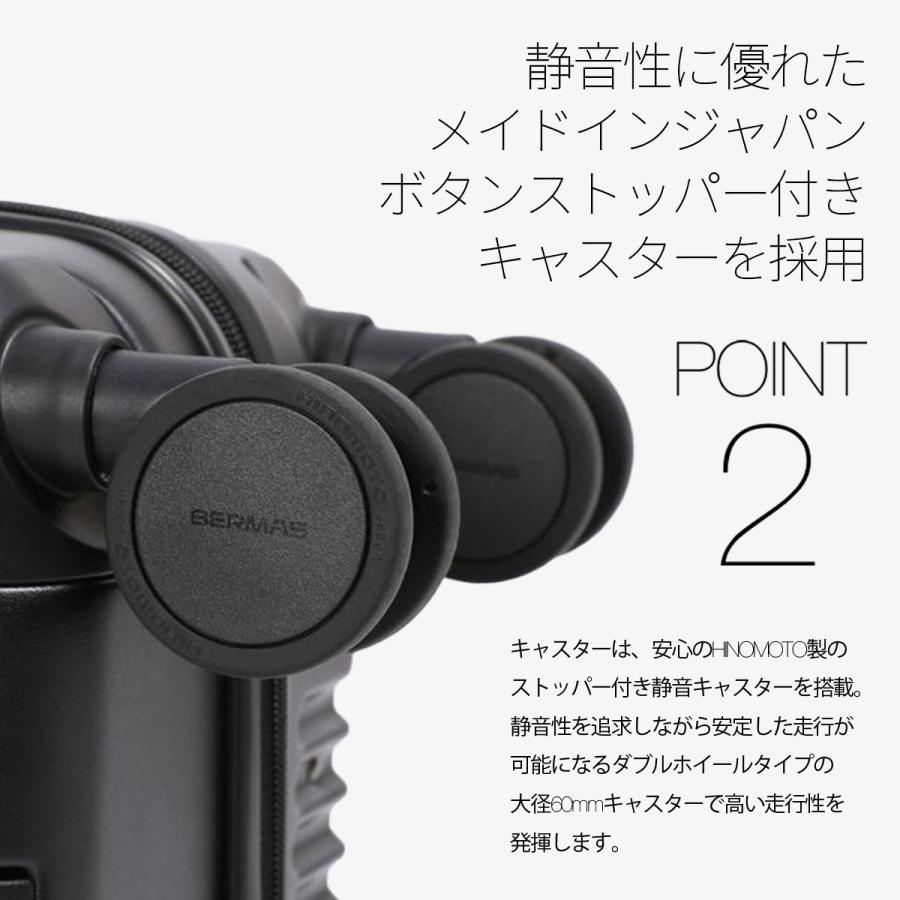 最大44% 6/1まで バーマス インターシティ2 プロ スーツケース Sサイズ SS 32L 機内持ち込み フロントオープン ストッパー 静音 BERMAS 60565 bmprの画像
