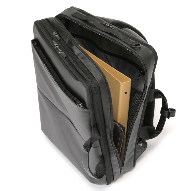 バーマス ディルートフレックス ビジネスバッグ 3WAY リュック 拡張 10L/16L B4 軽量 撥水 BERMAS DULITE FLEX 60645 | BERMAS | 09