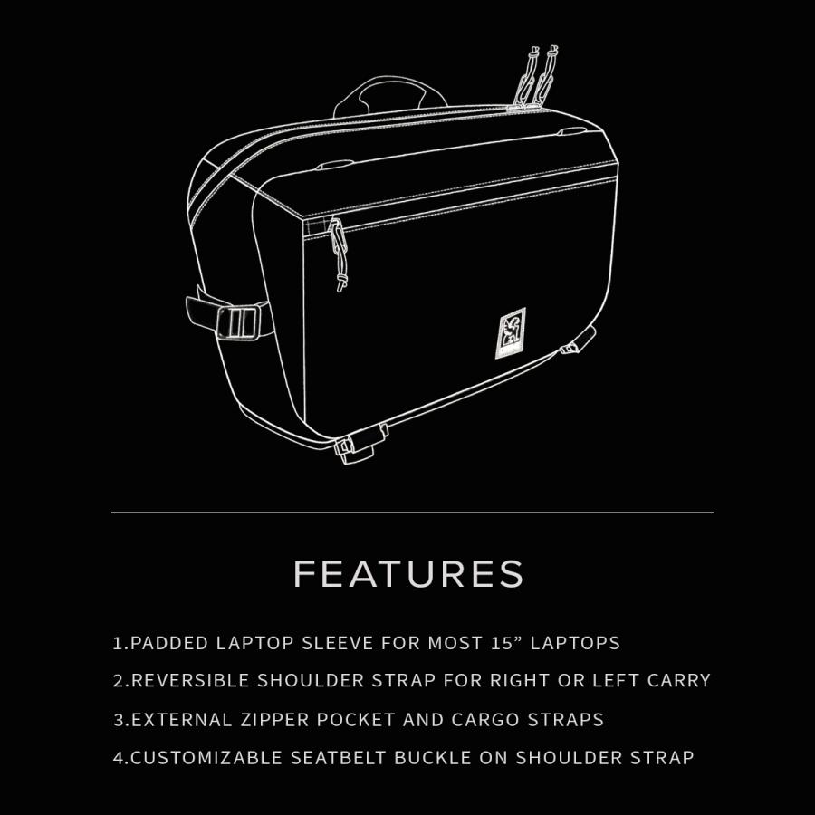 最大42% 3/30限定 クローム インダストリーズ カデット マックス ワンショルダーバッグ スリングバッグ 15L CHROME INDUSTRIES KADET BG351 | CHROME | 04