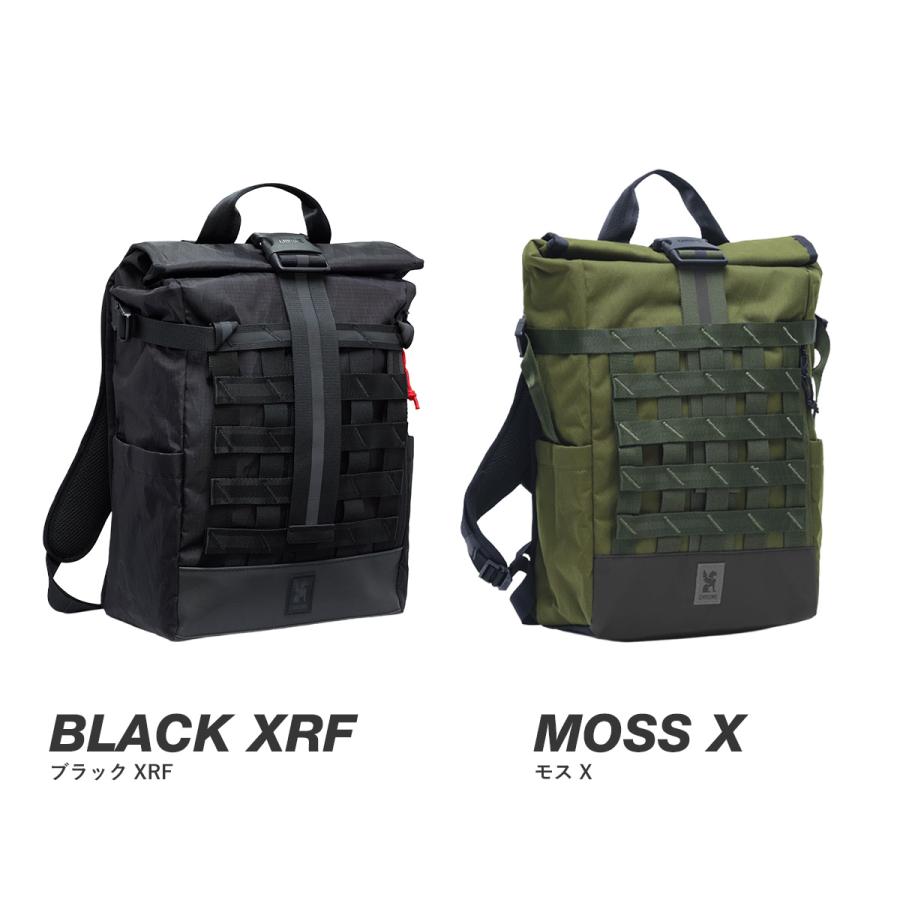 クローム インダストリーズ バラージ バックパック ロールトップ リュック 18L 撥水 防水 耐水 CHROME INDUSTRIES BARRAGE BG366 | CHROME | 04
