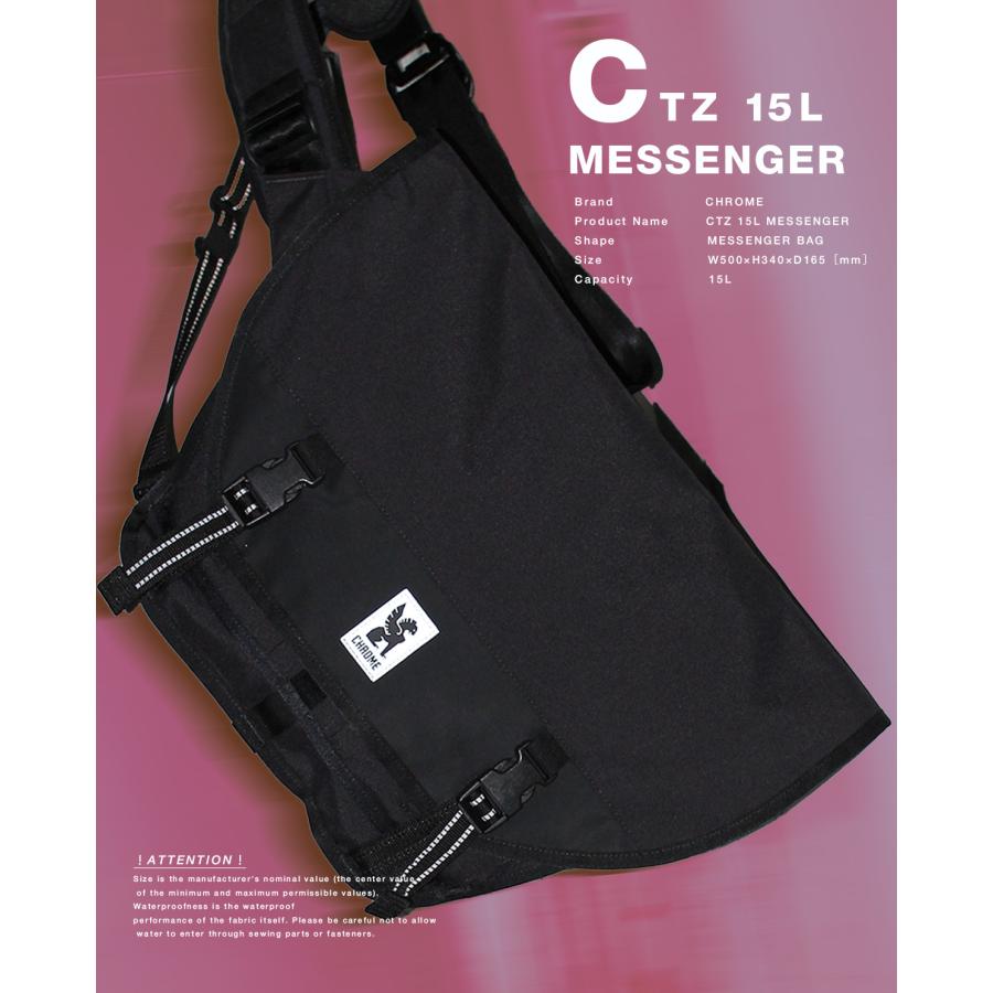 クロームインダストリーズ メッセンジャーバッグ ショルダーバッグ メンズ ブランド 斜めがけ 防水 PC収納 16インチ CHROME INDUSTRIES BG381 | CHROME | 02