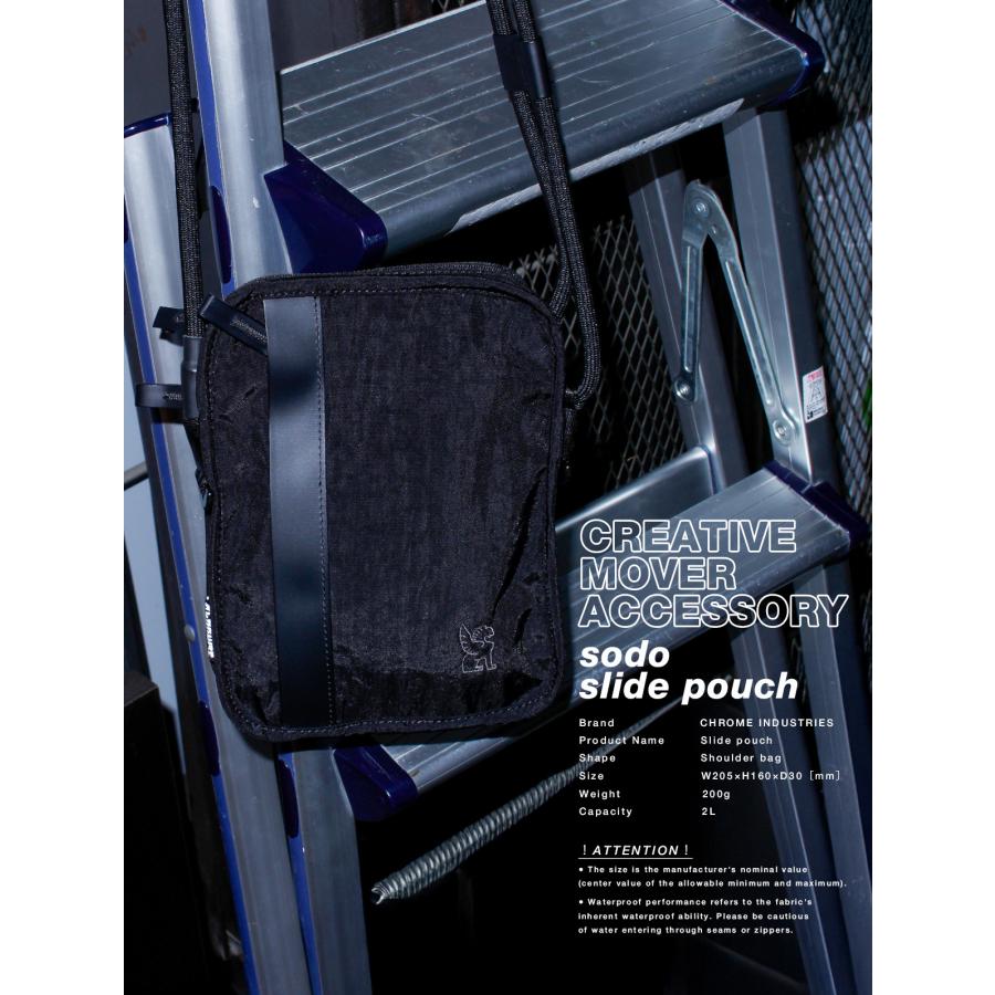最大51% 12/28限定 クロームインダストリーズ ショルダーポーチ ショルダーバッグ メンズ ブランド 軽量 防水 小さめ 斜めがけ ミニ 2L CHROME INDUSTRIES BG401 | CHROME | 02