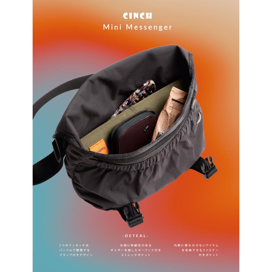 最大51% 3/8限定 ベルロイ メッセンジャーバッグ ショルダーバッグ メンズ レディース ブランド 軽量 斜めがけ 小さめ ミニ B5 6L シンチ Bellroy BHMA | Bellroy | 03