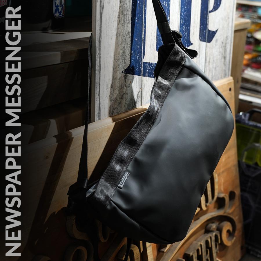 クローム インダストリーズ ニュースペーパー メッセンジャーバッグ 9L A4 軽量 耐水 CHROME INDUSTRIES JP198 BJ001 | CHROME | 02