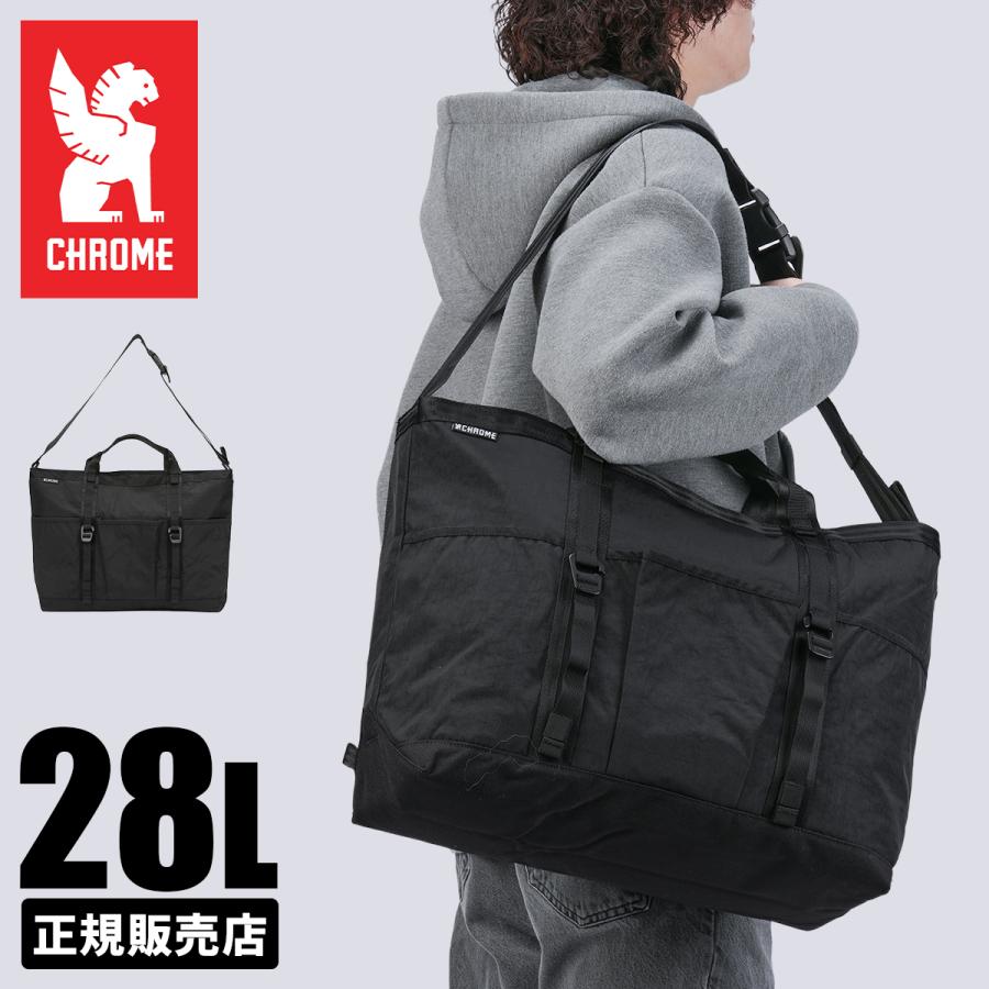 クローム インダストリーズ グローサリー トート メッセンジャーバッグ 28L B4 ブラッククリンクル CHROME INDUSTRIES GROCERY BJ004 | CHROME