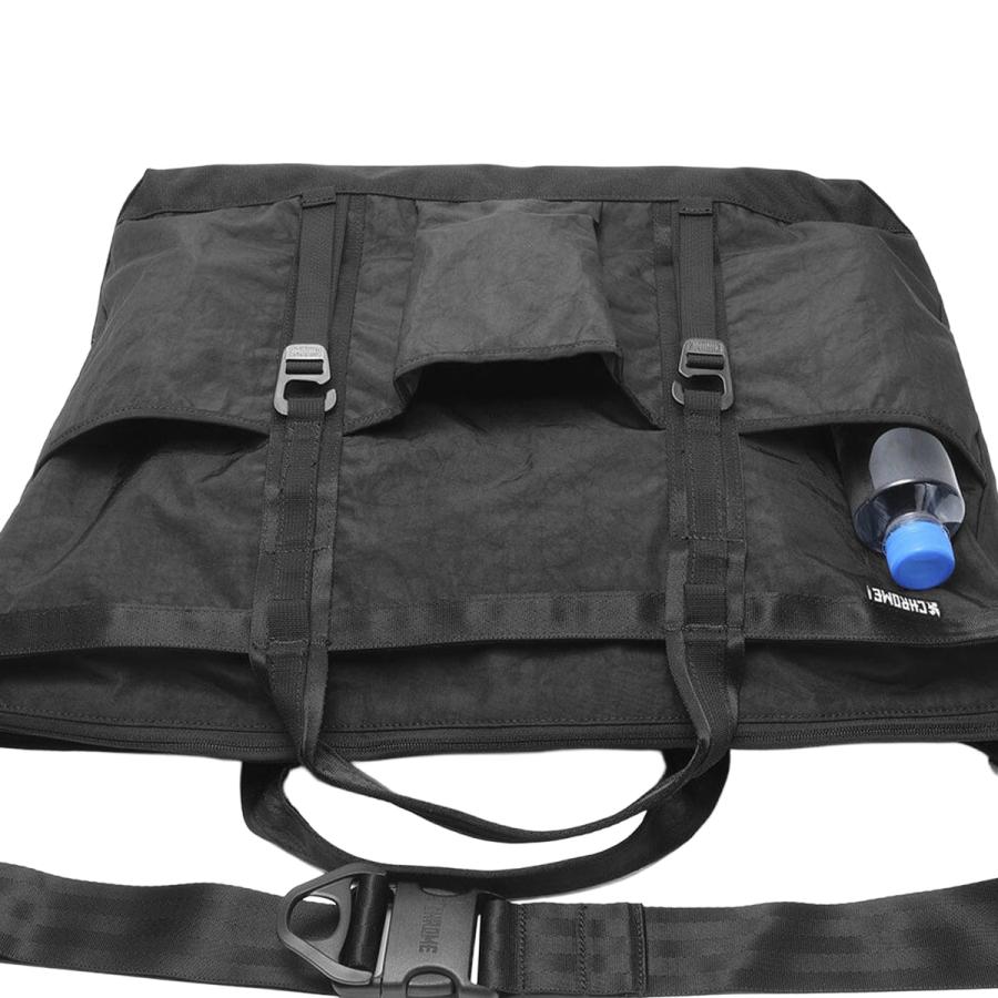 クローム インダストリーズ グローサリー トート メッセンジャーバッグ 28L B4 ブラッククリンクル CHROME INDUSTRIES GROCERY BJ004 | CHROME | 09