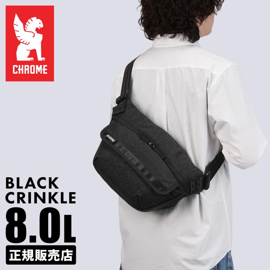 最大44% 3/22まで クローム インダストリーズ ボットフリップスリング ショルダーバッグ 8L ブラッククリンクル CHROME INDUSTRIES BOT FLAP SLING BJ008 | CHROME