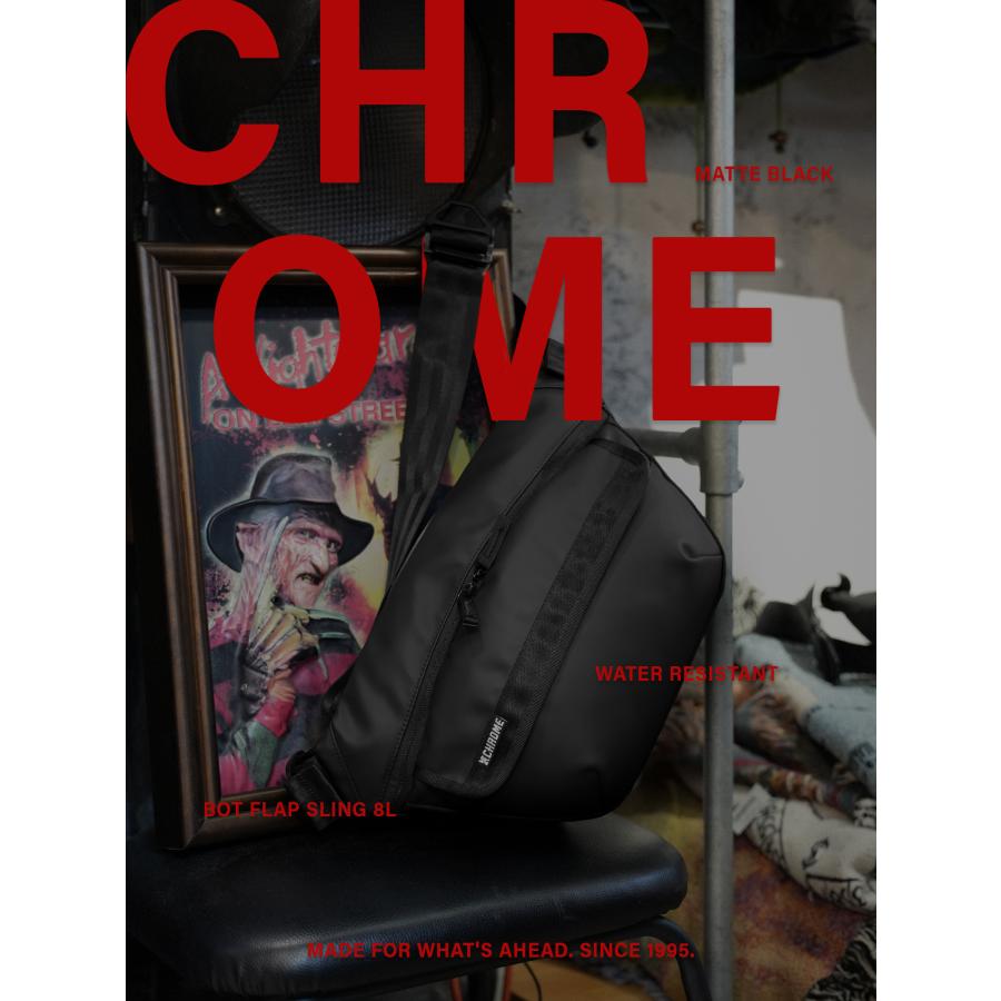 最大44% 3/22まで クローム インダストリーズ ボットフリップスリング ショルダーバッグ 8L マットブラック CHROME INDUSTRIES BOT FLAP SLING BJ008 | CHROME | 02