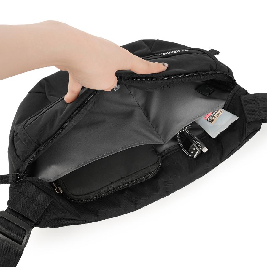 最大44% 3/22まで クローム インダストリーズ ボットフラップスリング ショルダーバッグ 5L ブラッククリンクル CHROME INDUSTRIES BOT FLAP SLING BJ009 | CHROME | 18