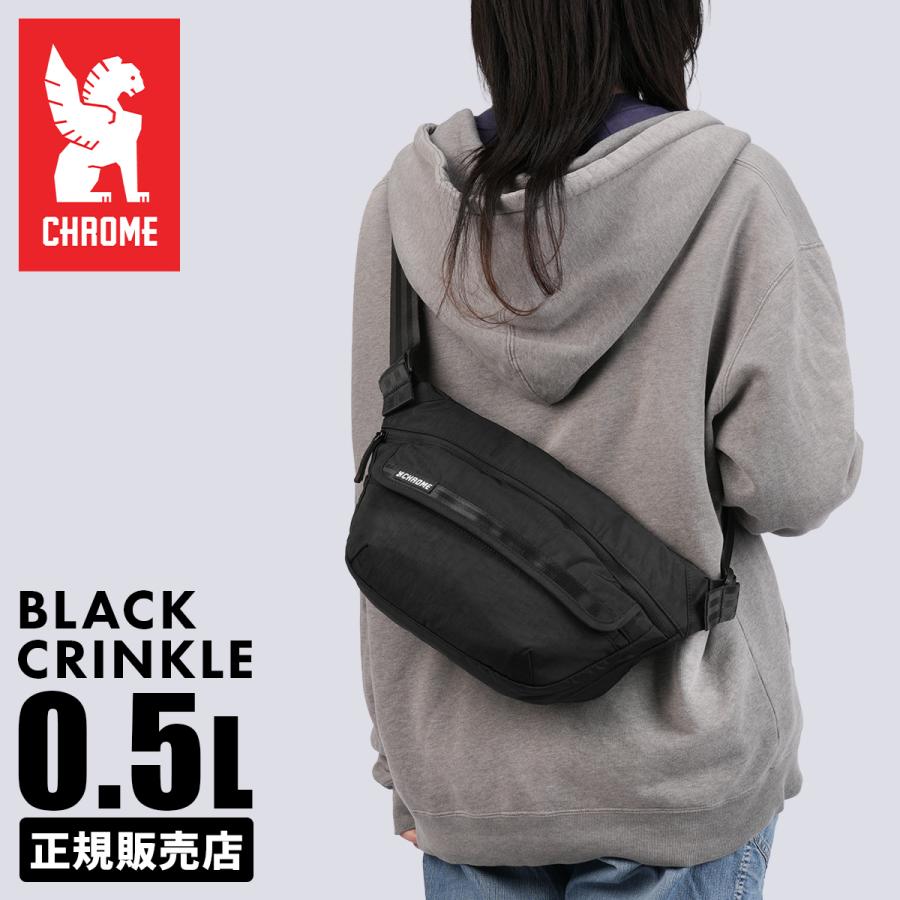 最大44% 3/22まで クローム インダストリーズ ボットフラップスリング ショルダーバッグ 5L ブラッククリンクル CHROME INDUSTRIES BOT FLAP SLING BJ009 | CHROME | 20