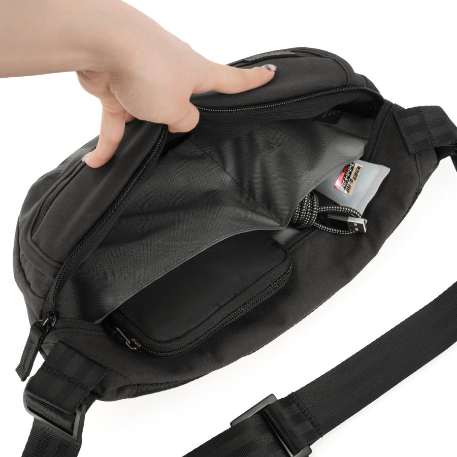 最大44% 3/22まで クローム インダストリーズ ボットフラップスリング ショルダーバッグ 5L ブラックキャンバスレザー 耐水 軽量 CHROME INDUSTRIES BJ009 | CHROME | 18