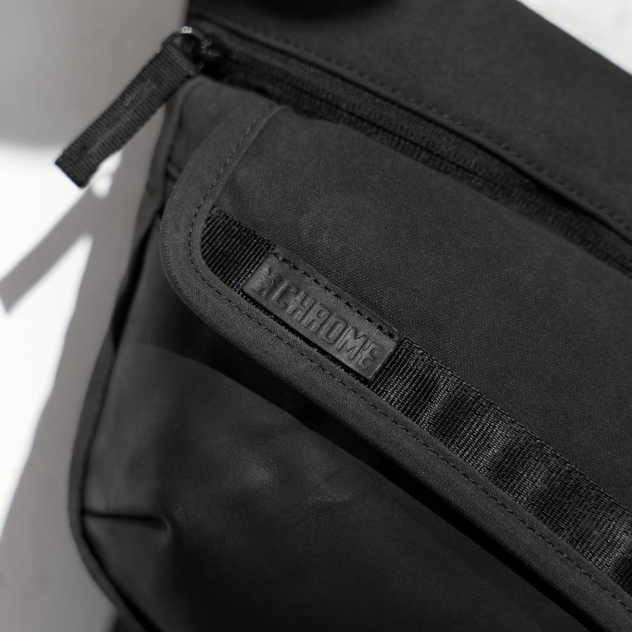 最大44% 3/22まで クローム インダストリーズ ボットフラップスリング ショルダーバッグ 5L ブラックキャンバスレザー 耐水 軽量 CHROME INDUSTRIES BJ009 | CHROME | 09