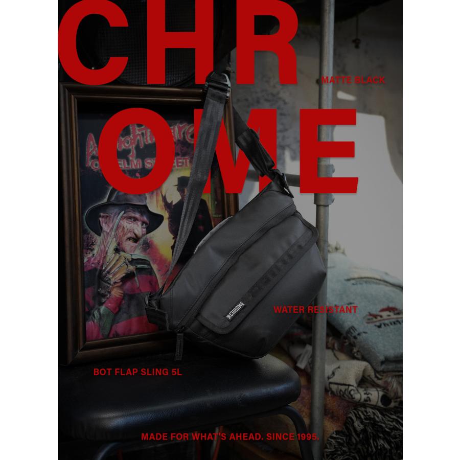 最大44% 3/22まで クローム インダストリーズ ボットフラップスリング ショルダーバッグ 5L マットブラック CHROME INDUSTRIES BOT FLAP SLING BJ009 | CHROME | 02