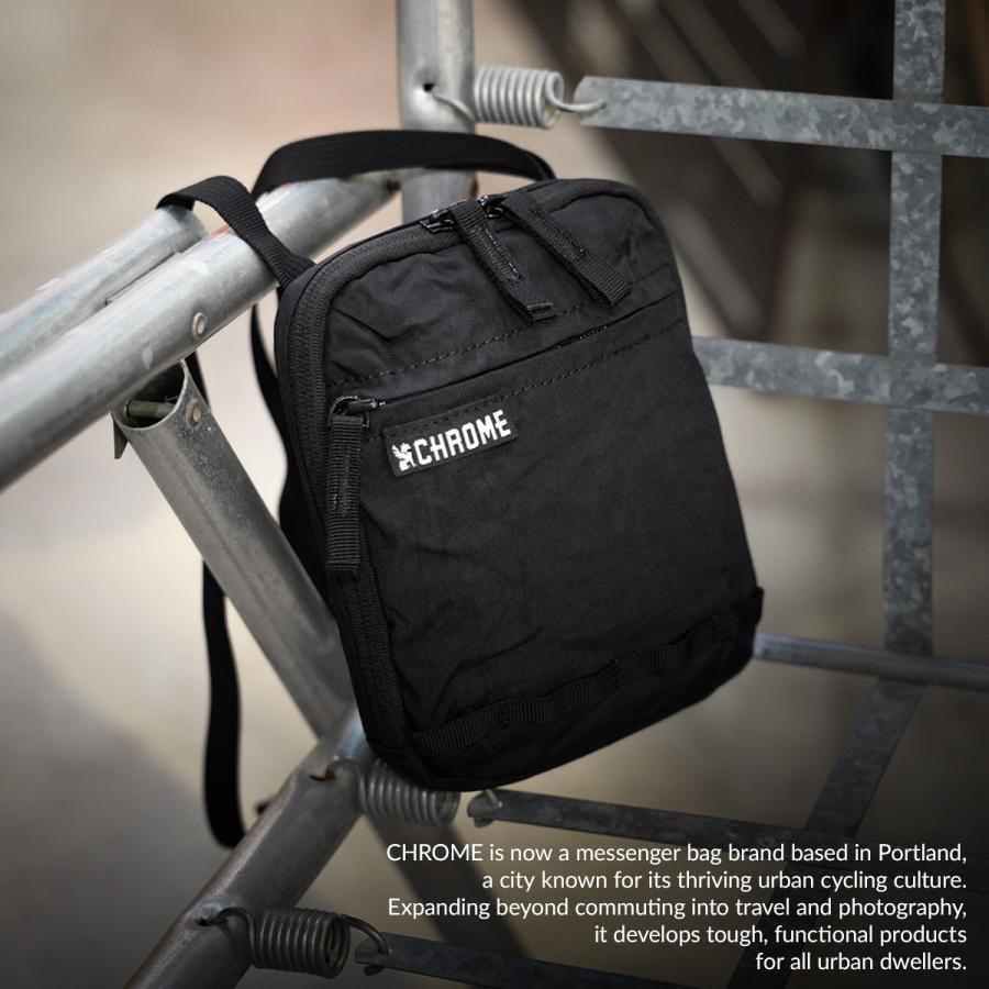 最大42% 3/30限定 クローム インダストリーズ パックポーチ ショルダーポーチ 縦型 2L ブラッククリンクル CHROME INDUSTRIES PAC POUCH BJ010 | CHROME | 08