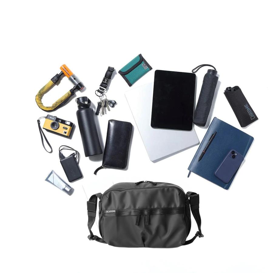 最大44% 3/22まで クローム インダストリーズ パックショルダー ショルダーバッグ 12L 耐水 マットブラック CHROME INDUSTRIES PACK SHOULDER BJ011 | CHROME | 11